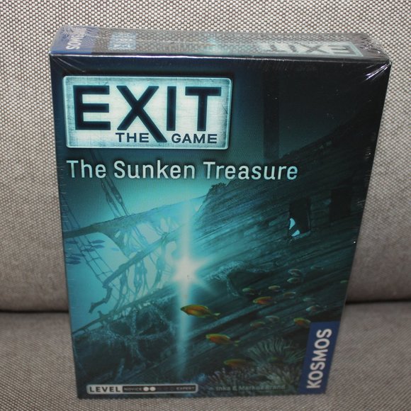 3/$28❤️new EXIT The Game: The Sunken Treasure KOSMOS 694050 Made in Germany - Picture 2 of 6